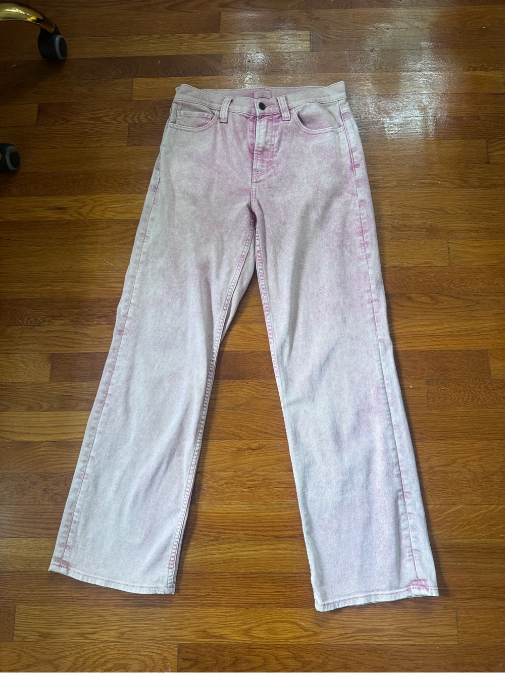 Faherty Slim Straight Sunwashed Denim in Baroque Pink